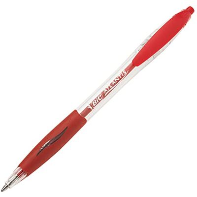 BIC Atlantis klöverpenna 1,0 mm låda med 12 – röd BIC Atlantis klöverpenna 1,0 mm låda med 12 – röd