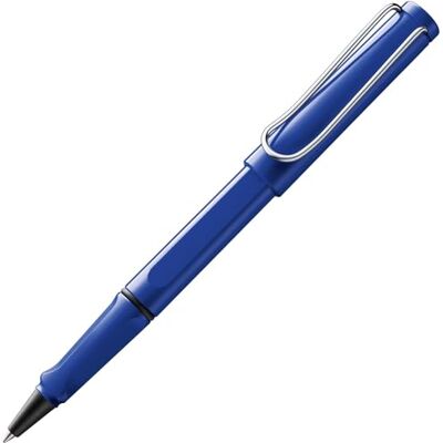 Lamy safari blå kulspetspenna – tidlös klassisk penna med ergonomiskt handtag och linjebredd M – hölje av robust ASA-plast – med kulspetspenna M 63 i blått Lamy safari blå kulspetspenna – tidlös klassisk penna med ergonomiskt handtag och linjebredd M – hölje av robust ASA-plast – med kulspetspenna M 63 i blått