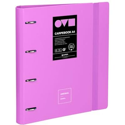 Grafoplás Grafoplas Arkivskåp med 4 ringar A4 Polyfoam Carpebook Robust och ultralätt Unik minimal lavendel Inkluderar reservdel, avdelare och kuvert Perfekt för att organisera skolmaterial Grafoplás Grafoplas Arkivskåp med 4 ringar A4 Polyfoam Carpebook Robust och ultralätt Unik minimal lavendel Inkluderar reservdel, avdelare och kuvert Perfekt för att organisera skolmaterial