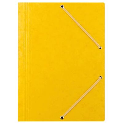 DONAU 8643080-01PL Premium hörnmapp A4 av stark färgspankart/kartong presspan vaxbelagd med 2 gummistövlar 10-pack, färg: svart idealisk för kontor och skol grön punkt GUL DONAU 8643080-01PL Premium hörnmapp A4 av stark färgspankart/kartong presspan vaxbelagd med 2 gummistövlar 10-pack, färg: svart idealisk för kontor och skol grön punkt GUL
