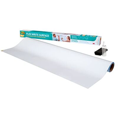 Post-it Easy Rase Whiteboard-yta, vit, 91,4 cm x 121,9 cm, 1 rulle/förpackning Post-it Easy Rase Whiteboard-yta, vit, 91,4 cm x 121,9 cm, 1 rulle/förpackning