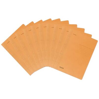 FALKEN Original 100 förpackningar med lösbladspärmar. Tillverkad i Tyskland. Tillverkad av återvunnen kartong för DIN A4 kommersiell och officiell häftning orange Blue Angel häftapparat idealisk för kontoret och skolan. FALKEN Original 100 förpackningar med lösbladspärmar. Tillverkad i Tyskland. Tillverkad av återvunnen kartong för DIN A4 kommersiell och officiell häftning orange Blue Angel häftapparat idealisk för kontoret och skolan.