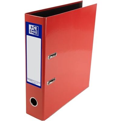 Oxford Elba Spak Arch File, A4, 70 mm rygg, laminerat papper på tavlan, röd Oxford Elba Spak Arch File, A4, 70 mm rygg, laminerat papper på tavlan, röd