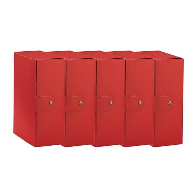 Esselte C32 EUROBOX 25 x 35 cm, rygg 12 cm, röd, 5-pack, 390332160 Esselte C32 EUROBOX 25 x 35 cm, rygg 12 cm, röd, 5-pack, 390332160