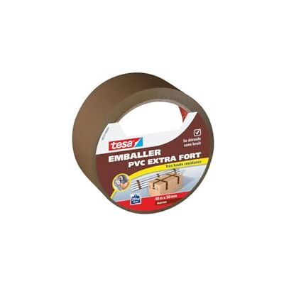 tesa 4042448337665 självhäftande PVC-förpackning extra stark 40 m X 50 mm brun, grå, Ø 5,5/32 x 58 mm tesa 4042448337665 självhäftande PVC-förpackning extra stark 40 m X 50 mm brun, grå, Ø 5,5/32 x 58 mm
