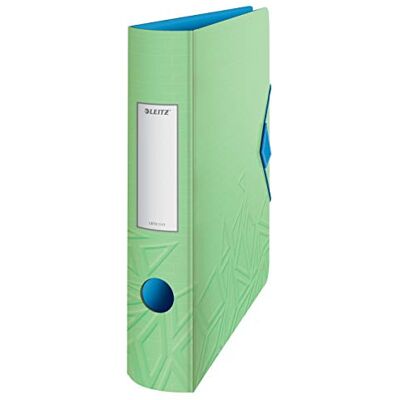 Leitz 180° aktiv Urban Chic A4-spak bågfil, grön, böjd ryggrad 65 mm bredd, elastisk fästning, lätt polyskum, Urban Chic, 11170050 Leitz 180° aktiv Urban Chic A4-spak bågfil, grön, böjd ryggrad 65 mm bredd, elastisk fästning, lätt polyskum, Urban Chic, 11170050