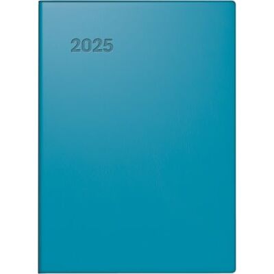 BRUNNEN Fickkalender modell 731 (2025), 2 sidor = 1 vecka, A6, 144 sidor, plastomslag, petrol BRUNNEN Fickkalender modell 731 (2025), 2 sidor = 1 vecka, A6, 144 sidor, plastomslag, petrol