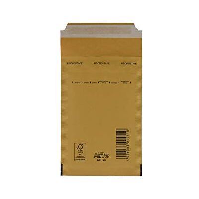 SmithPackaging bubbelvadderade kuvert, guld, 100 mm x 165 mm, 5-pack SmithPackaging bubbelvadderade kuvert, guld, 100 mm x 165 mm, 5-pack