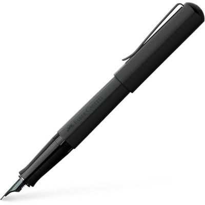 Faber-Castell 150571 – Reservoarpenna Hexo, fjäderbredd F, svart matt, 1 st Faber-Castell 150571 – Reservoarpenna Hexo, fjäderbredd F, svart matt, 1 st