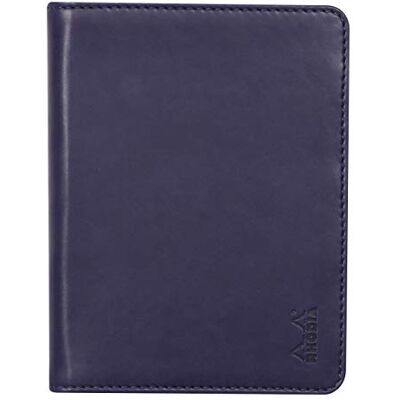 Rhodia 212005C Livret Porte-Bloc et Porte-Documents rama N°12 Bleu Nuit pour Bloc-Notes ou Carnets de Format B7 (8,5x12 cm) Simili Cuir Italien Premium Collection rama Rhodia 212005C Livret Porte-Bloc et Porte-Documents rama N°12 Bleu Nuit pour Bloc-Notes ou Carnets de Format B7 (8,5x12 cm) Simili Cuir Italien Premium Collection rama