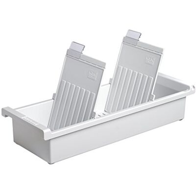 HAN 956-0-1-11, Kortindexbricka A6 porträtt. Innovativ, attraktiv design rymmer 1 300 kort, levereras med 2 stödplattor med klara filklämmor, ljusgrå HAN 956-0-1-11, Kortindexbricka A6 porträtt. Innovativ, attraktiv design rymmer 1 300 kort, levereras med 2 stödplattor med klara filklämmor, ljusgrå