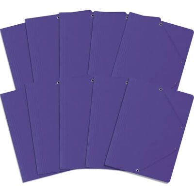 Bantex Islagmapp med gummi A4 , A4, förpackning med 10 lila, 400087828 Bantex Islagmapp med gummi A4 , A4, förpackning med 10 lila, 400087828