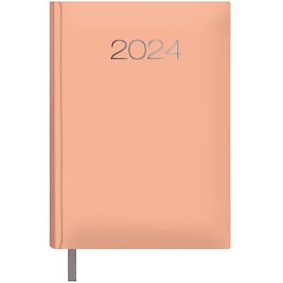 DOHE Agenda 2024 Dag Sida Medelstorlek: 14x20 cm 336 sidor Sömnad bindning Inbunden Rosa Modell Lissabon DOHE Agenda 2024 Dag Sida Medelstorlek: 14x20 cm 336 sidor Sömnad bindning Inbunden Rosa Modell Lissabon