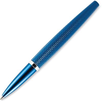 DIPLOMAT – Viper – Rollerball blå guilloche – hölje av aluminium – resistent och elegant – 5 års garanti DIPLOMAT – Viper – Rollerball blå guilloche – hölje av aluminium – resistent och elegant – 5 års garanti