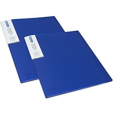 Rapesco 1675 Presentationsmapp med Antibakteriellt Skydd, 40 Fickor, A4, Blå, 2-Pack Rapesco 1675 Presentationsmapp med Antibakteriellt Skydd, 40 Fickor, A4, Blå, 2-Pack