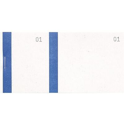 Exacompta Ref. 96302E Förpackning med 10 försäljningsblock 100 blad numrerade från 1 till 100-2 kuponger 1 avrivbar För marknader, lotterier, tombolor 6,6 x 13,5 cm färgband Blå Exacompta Ref. 96302E Förpackning med 10 försäljningsblock 100 blad numrerade från 1 till 100-2 kuponger 1 avrivbar För marknader, lotterier, tombolor 6,6 x 13,5 cm färgband Blå