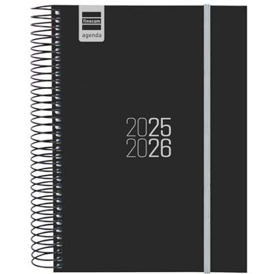 Finocam Espir Course Agenda 2025 2026 1 dag sida september 2025 augusti 2026 (12 månader) svart katalansk Finocam Espir Course Agenda 2025 2026 1 dag sida september 2025 augusti 2026 (12 månader) svart katalansk