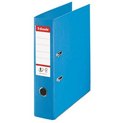 Esselte Leitz 811311 mapp nr 1 A4 med slitsar plast bred ljusblå Esselte Leitz 811311 mapp nr 1 A4 med slitsar plast bred ljusblå