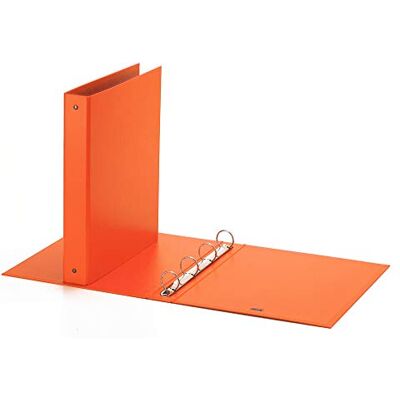 Favorit Neon 22 x 30 cm, 4 runda ringar, Diameter 30 mm, Fluo Orange Favorit Neon 22 x 30 cm, 4 runda ringar, Diameter 30 mm, Fluo Orange