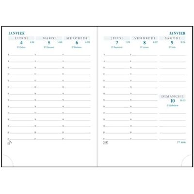 Exacompta 13870E Ersättnings interiör för Horizons 13 guldkant veckoficka dagbok bok – 130 x 90 mm – januari 2018 till december 2018 Exacompta 13870E Ersättnings interiör för Horizons 13 guldkant veckoficka dagbok bok – 130 x 90 mm – januari 2018 till december 2018