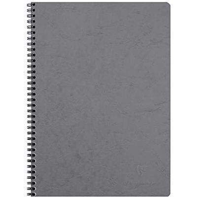 Clairefontaine 781425C spiralbok Age Bag (DIN A4, 21 x 29,7 cm, rutig, 50 ark) 1 st grå Clairefontaine 781425C spiralbok Age Bag (DIN A4, 21 x 29,7 cm, rutig, 50 ark) 1 st grå