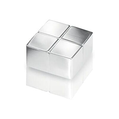 Sigel BA195 Neodymmagnet, 2 x 2 x 1 cm, C10 "Extra stark" (N45), för magnetiska glasskivor, silver, 1 st Sigel BA195 Neodymmagnet, 2 x 2 x 1 cm, C10 "Extra stark" (N45), för magnetiska glasskivor, silver, 1 st