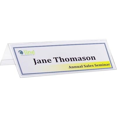 C-LINE 6,5 x 21,5 cm medium tung vikt styv plast namn tält korthållare – klar (förpackning med 25) C-LINE 6,5 x 21,5 cm medium tung vikt styv plast namn tält korthållare – klar (förpackning med 25)
