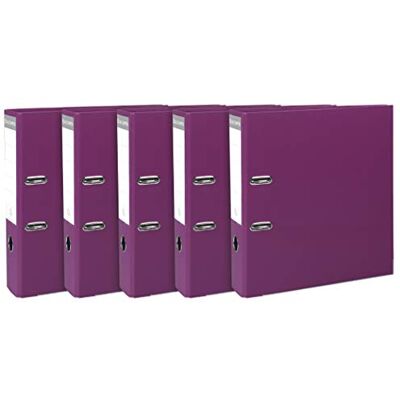 Exacompta 53347SE LOT DE 5 CL PP/PP D80 A4 FUCHSIA Exacompta 53347SE LOT DE 5 CL PP/PP D80 A4 FUCHSIA