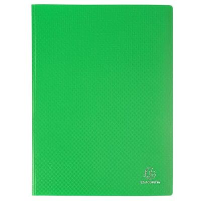 Exacompta Ref. 88113E kartong med 8 OPACK-dokumentskydd 100 släta kristallfickor 200 vyer för A4-format mått 24 x 32 cm halvstyvt polyproomslag ljusgrön Exacompta Ref. 88113E kartong med 8 OPACK-dokumentskydd 100 släta kristallfickor 200 vyer för A4-format mått 24 x 32 cm halvstyvt polyproomslag ljusgrön