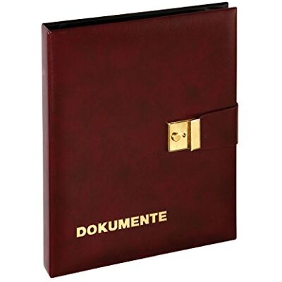 Pagna dokumentmapp (dokumentficka, 4-ringmekanik, 1H) vinröd singel Kastanj Pagna dokumentmapp (dokumentficka, 4-ringmekanik, 1H) vinröd singel Kastanj