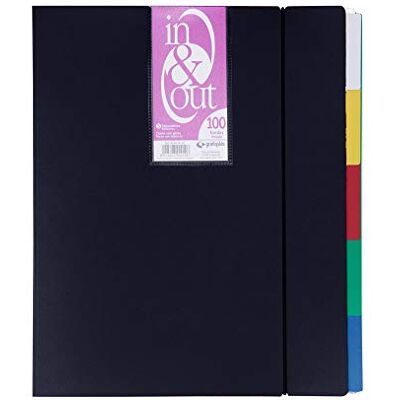 Grafoplás Grafoplas 39409010 – Mapp, 100 ärmar avtagbar, in & ut system, A4. Grafoplás Grafoplas 39409010 – Mapp, 100 ärmar avtagbar, in & ut system, A4.