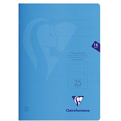 Clairefontaine 323225C – MIMESYS PIQURE BLEU 210X297 32P N°25 90G – 25-pack Clairefontaine 323225C – MIMESYS PIQURE BLEU 210X297 32P N°25 90G – 25-pack