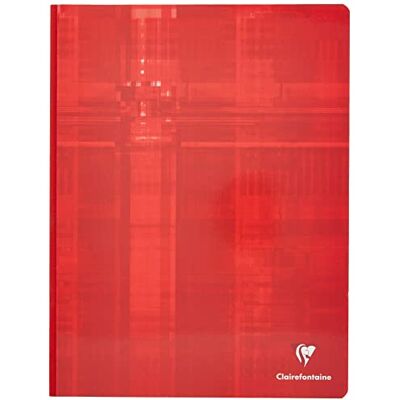 Clairefontaine 69341C Anteckningsbok Broschyr dukbaksida 24x32 cm 192 sidor stora rutor vitt papper 90 g laminerat pappersomslag slumpmässig färg Clairefontaine 69341C Anteckningsbok Broschyr dukbaksida 24x32 cm 192 sidor stora rutor vitt papper 90 g laminerat pappersomslag slumpmässig färg