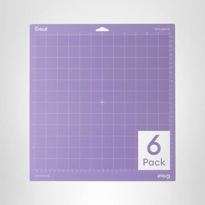 Cricut StrongGrip mattpaket (6 Count, 12 tum x 12 tum) – för Explore & Maker Maskiner – för spånskiva, matboarx, kartong och tungviktsmaterial Cricut StrongGrip mattpaket (6 Count, 12 tum x 12 tum) – för Explore & Maker Maskiner – för spånskiva, matboarx, kartong och tungviktsmaterial