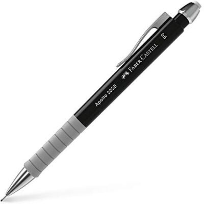 Faber-Castell 232504 – tryckpenna Apollo, Mine 0,5 mm, svart, 1 st Faber-Castell 232504 – tryckpenna Apollo, Mine 0,5 mm, svart, 1 st