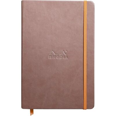 Rhodia 118744C rama Book (DIN A5, 14,8 x 21 cm Anteckningsbok med elastiskt band, linjerad, 96 ark) 1 styck munkast Rhodia 118744C rama Book (DIN A5, 14,8 x 21 cm Anteckningsbok med elastiskt band, linjerad, 96 ark) 1 styck munkast