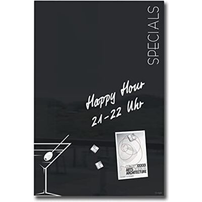 Sigel GL296 Premium magnettavla i glas, glansig yta, 40 x 60 cm, enkel montering, supervit – Artverum Sigel GL296 Premium magnettavla i glas, glansig yta, 40 x 60 cm, enkel montering, supervit – Artverum