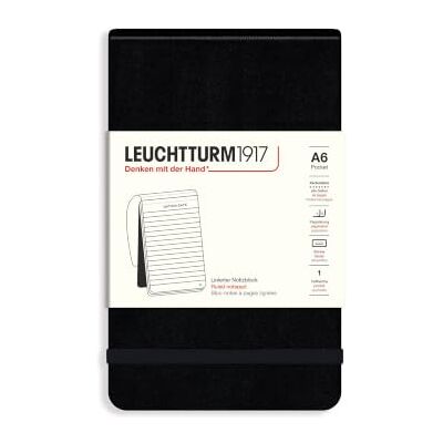 Leuchtturm1917 Notes reporterski w linie czarny 327986 Leuchtturm1917 Notes reporterski w linie czarny 327986