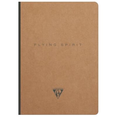 Clairefontaine 103546C Flying Spirit Kraft carnet brochure cousue 14,8x21cm 192p ligné motifs assortis papier ivoire 90g Clairefontaine 103546C Flying Spirit Kraft carnet brochure cousue 14,8x21cm 192p ligné motifs assortis papier ivoire 90g