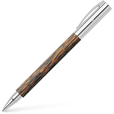 Faber-Castell 148120 – Rollerroller AMBITION Cocos, metallspets: 0,7 mm, inklusive presentförpackning Faber-Castell 148120 – Rollerroller AMBITION Cocos, metallspets: 0,7 mm, inklusive presentförpackning