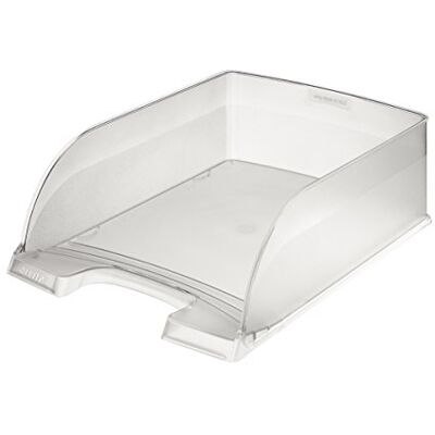 Leitz Plus Jumbo brev bricka djup med 2 etikettpositioner Klar Leitz Plus Jumbo brev bricka djup med 2 etikettpositioner Klar