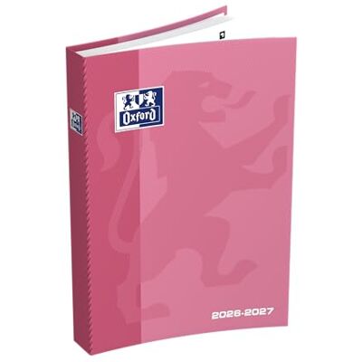 Oxford Skoldagbok 2024-2025 School 12x18cm 1 dag per sida 352 sidor rosa Oxford Skoldagbok 2024-2025 School 12x18cm 1 dag per sida 352 sidor rosa