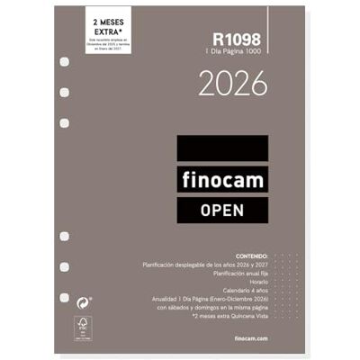 Finocam Open 2026 årlig ersättning 1 dag sida januari 2026 december 2026 (12 månader) spanska Finocam Open 2026 årlig ersättning 1 dag sida januari 2026 december 2026 (12 månader) spanska
