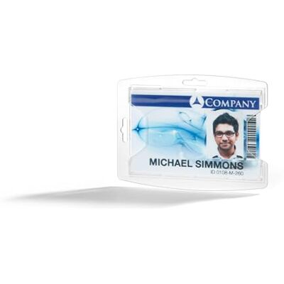 Durable reXycle id-korthållare för 1 kort, korthållare av 70% återvunnen PP, 10 stycken, transparent, 895119 Durable reXycle id-korthållare för 1 kort, korthållare av 70% återvunnen PP, 10 stycken, transparent, 895119