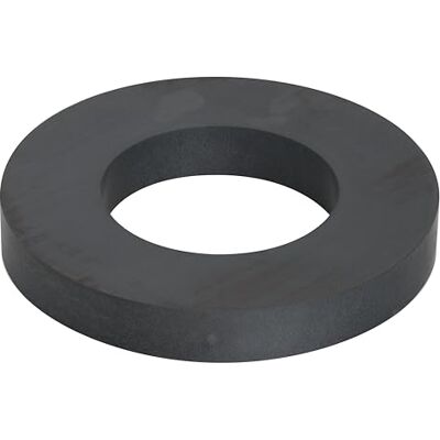 first4magnets FR723910-1 72 mm ytterdiameter x 39 mm innerdiameter x 10 mm tjock Y30BH ferrit ring magnet – 5,5 kg dragkraft (1 förpackning), silver, 25 x 10 x 3 cm first4magnets FR723910-1 72 mm ytterdiameter x 39 mm innerdiameter x 10 mm tjock Y30BH ferrit ring magnet – 5,5 kg dragkraft (1 förpackning), silver, 25 x 10 x 3 cm