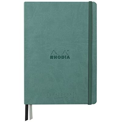 Rhodia 194448C Carnet Rigide Bullet Journal Goalbook Creation Eau A5 15,5x21x2 cm Pointillés Dot 160 pages Papier Clairefontaine Maya Noir Lisse 120 g/m 2 Rubans Couverture Simili Cuir Rhodia 194448C Carnet Rigide Bullet Journal Goalbook Creation Eau A5 15,5x21x2 cm Pointillés Dot 160 pages Papier Clairefontaine Maya Noir Lisse 120 g/m 2 Rubans Couverture Simili Cuir
