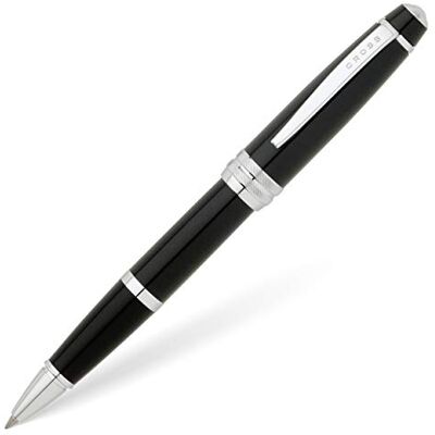 Cross Bailey Rollerball Selectip Pen (skrivfärg svart, linjebredd M, i premium presentlåda) svart lack kromplatterad, 1 st (1-pack) Cross Bailey Rollerball Selectip Pen (skrivfärg svart, linjebredd M, i premium presentlåda) svart lack kromplatterad, 1 st (1-pack)
