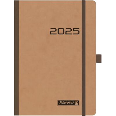 BRUNNEN Bokkalender modell 796 (2025), 2 sidor = 1 vecka, A5, 128 sidor, kartongomslag, flexibel, brun BRUNNEN Bokkalender modell 796 (2025), 2 sidor = 1 vecka, A5, 128 sidor, kartongomslag, flexibel, brun