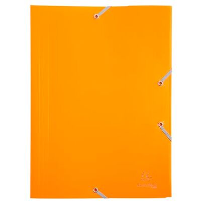 Exacompta Chemise a elastique 3 rabats polypropylene 4/10e opaque eco a4 Exacompta Chemise a elastique 3 rabats polypropylene 4/10e opaque eco a4