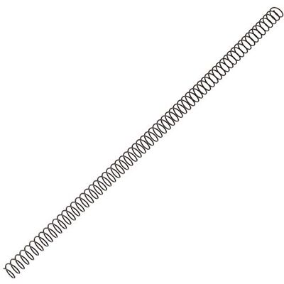 Fellowes Set med 100 metallspiraler, svart, 10 mm Fellowes Set med 100 metallspiraler, svart, 10 mm